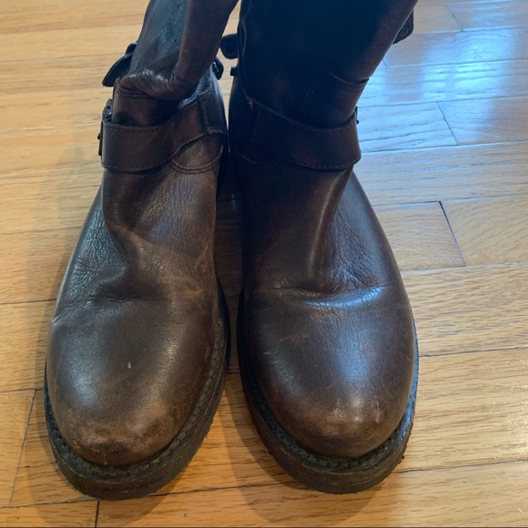 Frye Buckle Boots sz 9 - Picture 5 of 5